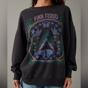 American Eagle oversized Pink Floyd sweatshirt